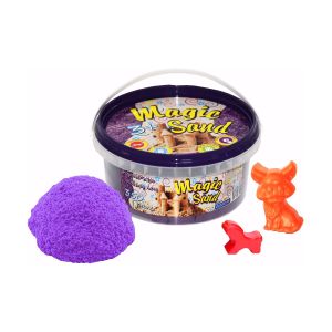 Кінетичний пісок Strateg Magic Sand блакитний з ароматом чорниці у відрі