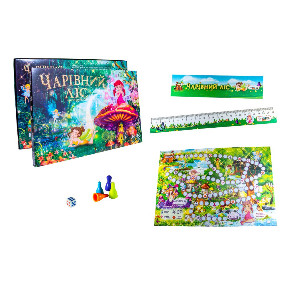 Настільна гра Strateg Чарівний ліс українською мовою