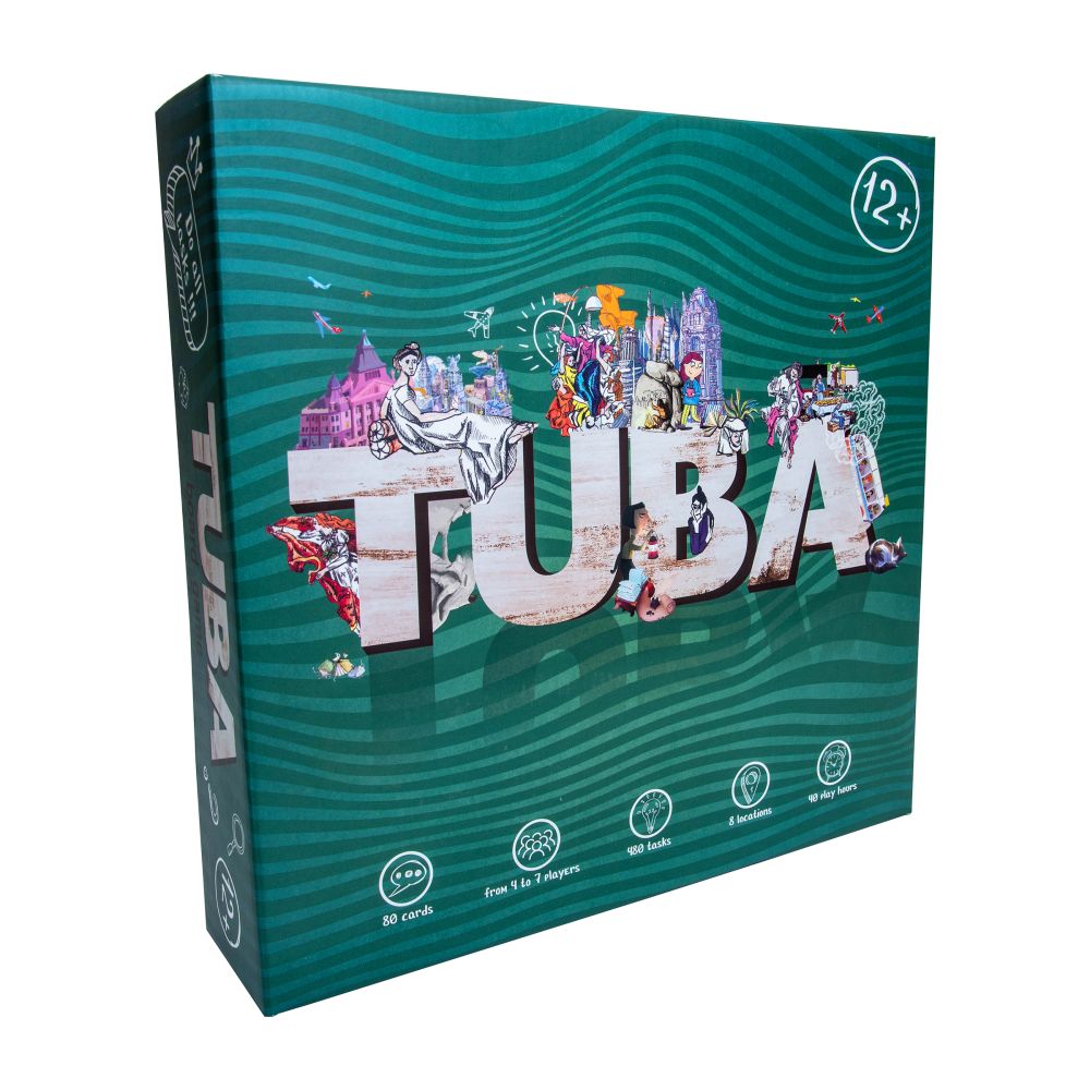 Настільна гра Strateg ТУБА розважальна англійською мовою