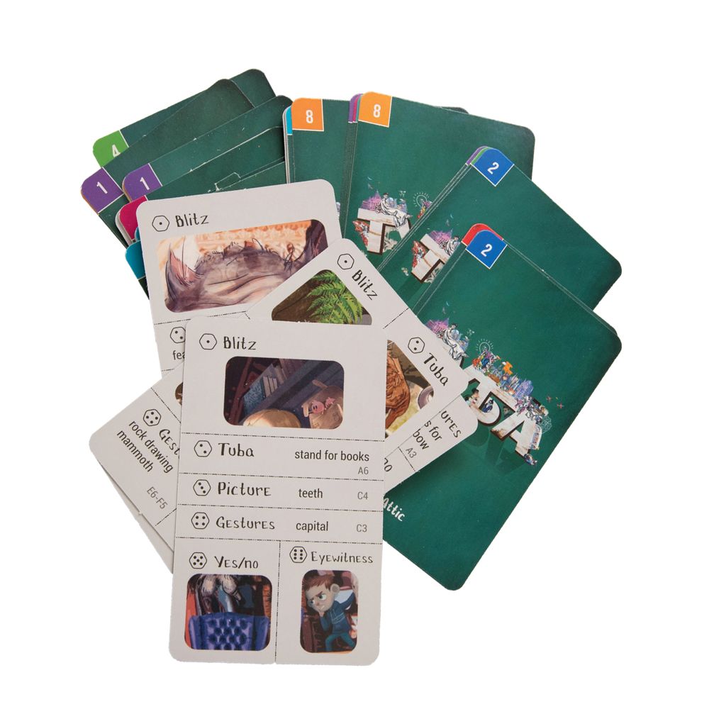 Настільна гра Strateg ТУБА розважальна англійською мовою