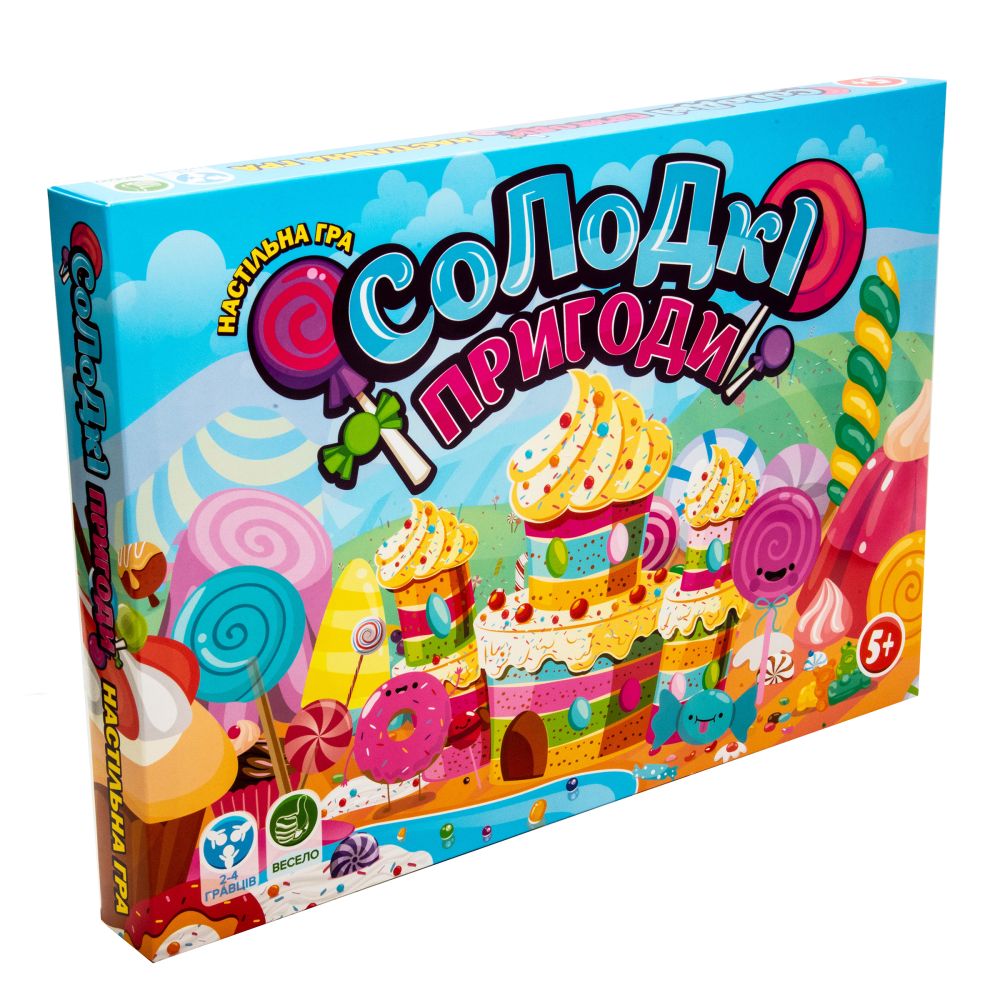 Настільна гра Strateg Солодкі пригоди українською мовою