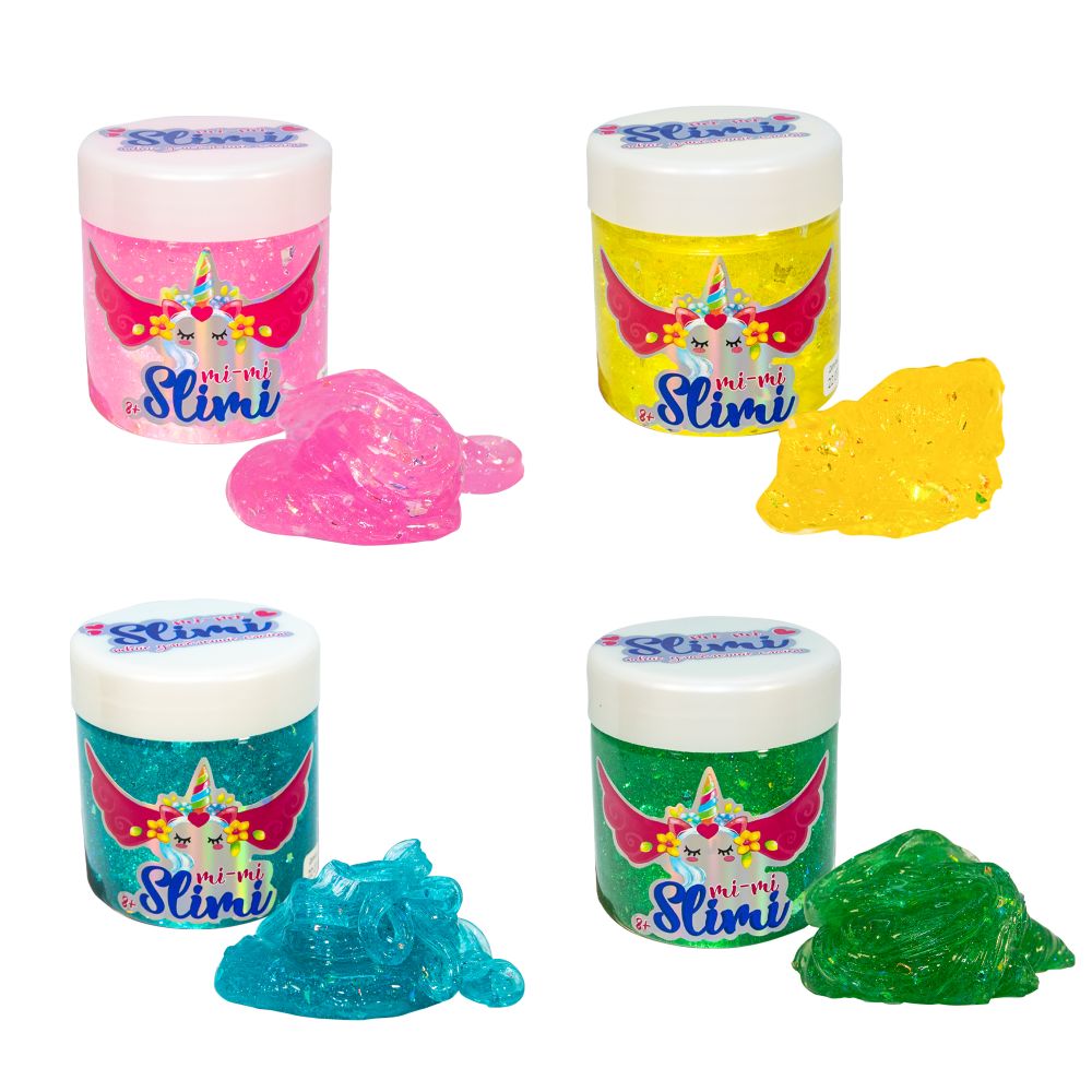 Слайм Strateg Mi-mi Slimi з фольгою українською мовою