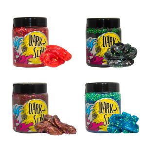 Слайм Strateg Dark slime українською мовою з кульками