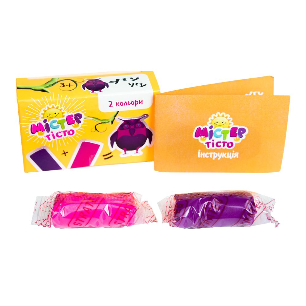 Набір для творчості Strateg Містер тісто - Сова українською мовою
