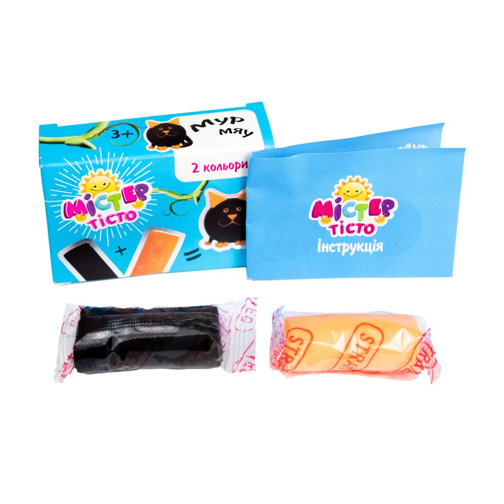 Набір для творчості Strateg Містер тісто - Кіт українською мовою