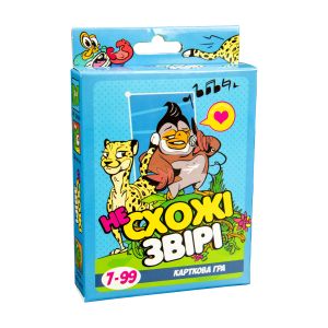 Настільна гра Strateg Несхожі звірі українською мовою