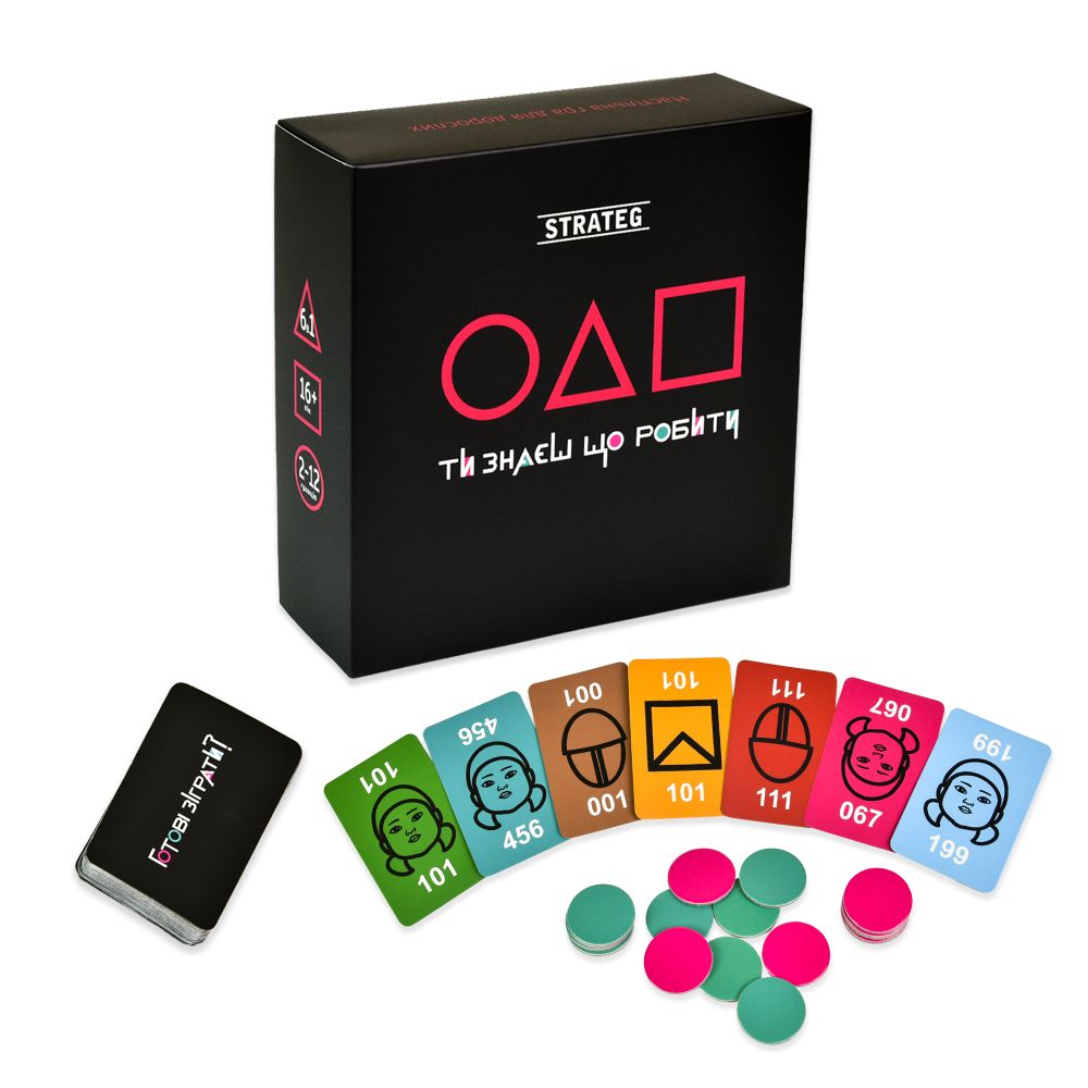 Настільна гра Strateg Ти знаєш що робити українською мовою