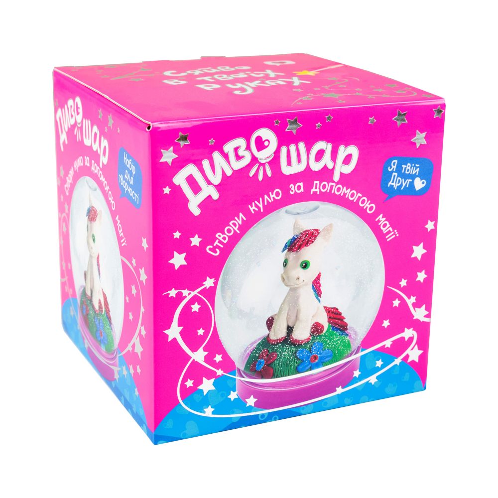 Набір для творчості Strateg Диво шар - поні українською мовою