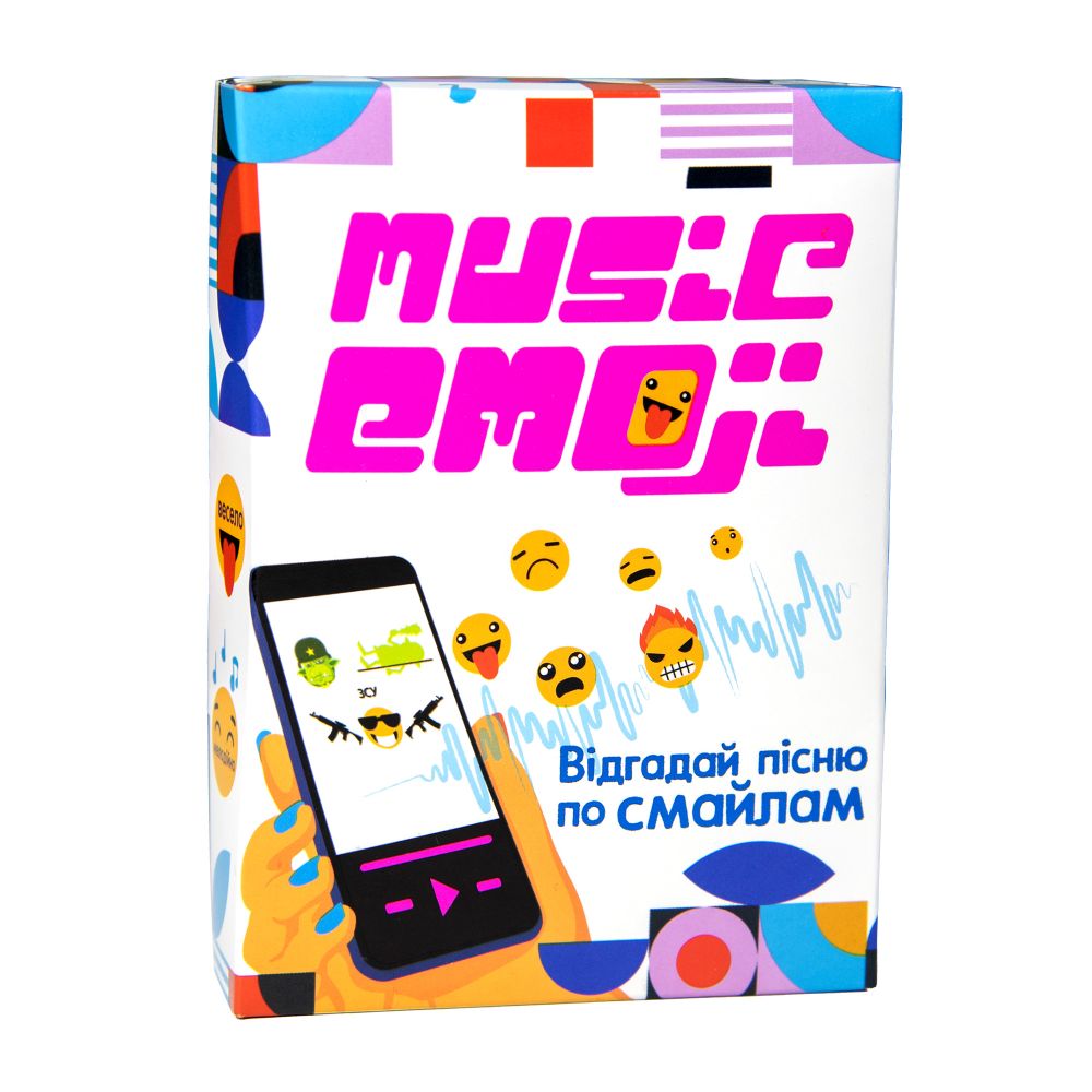 Настільна гра Strateg Music emoji українською мовою