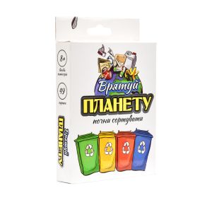 Настільна гра Strateg Врятуй планету українською мовою