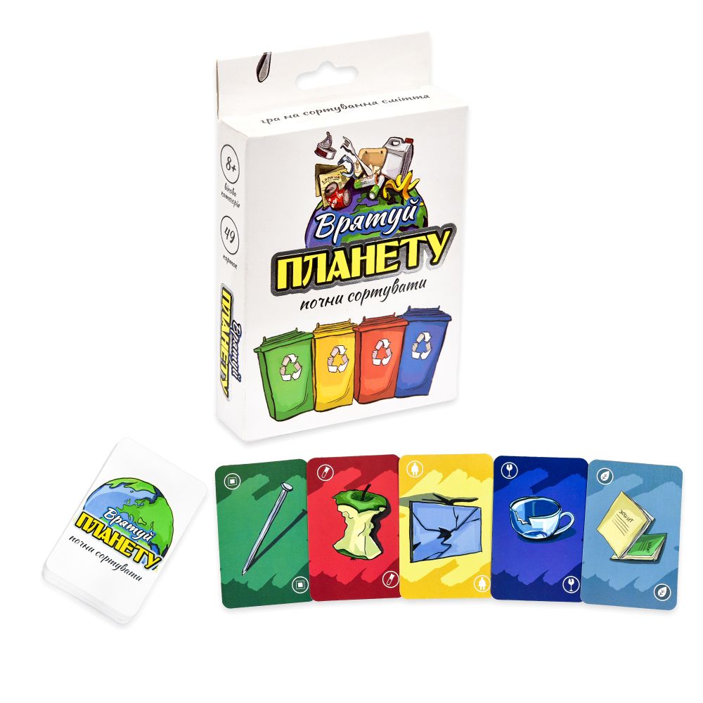Настільна гра Strateg Врятуй планету українською мовою