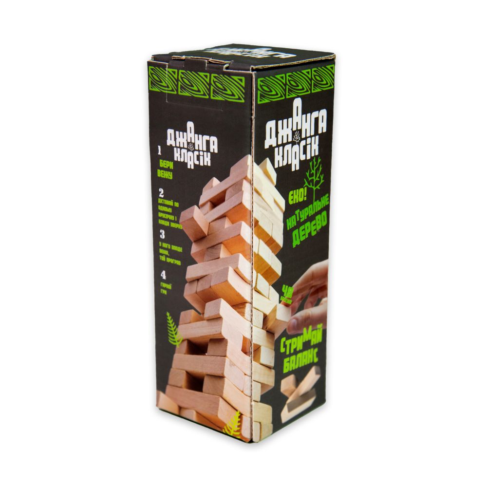 Настільна гра Strateg Еко Джанга Класік 48 брусків