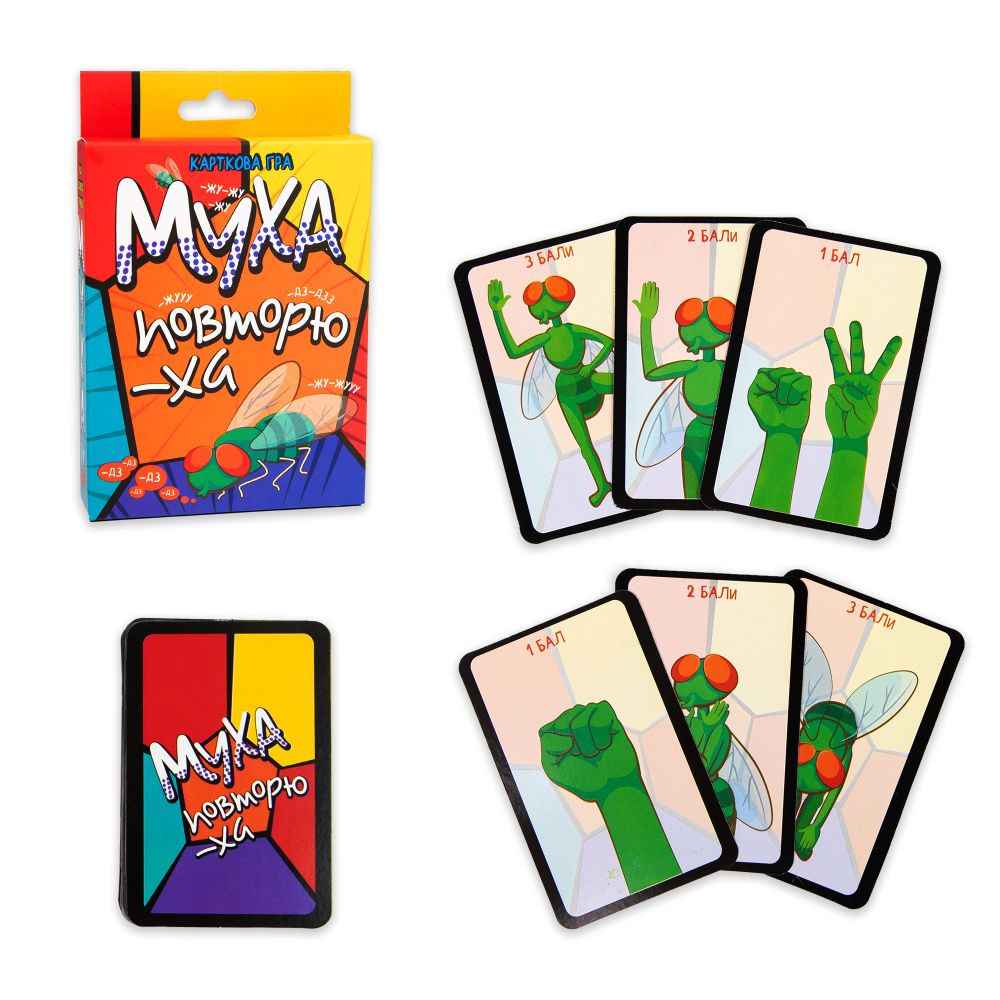 Настільна гра Strateg Муха-повторюха українською мовою