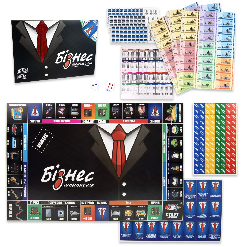 Настільна гра Strateg Бізнес економічна українською мовою