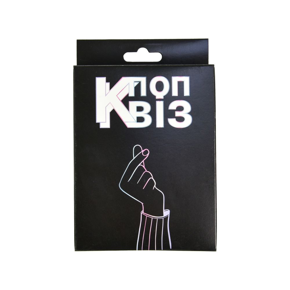 Карткова гра-вікторина Strateg К-поп Квіз українською мовою