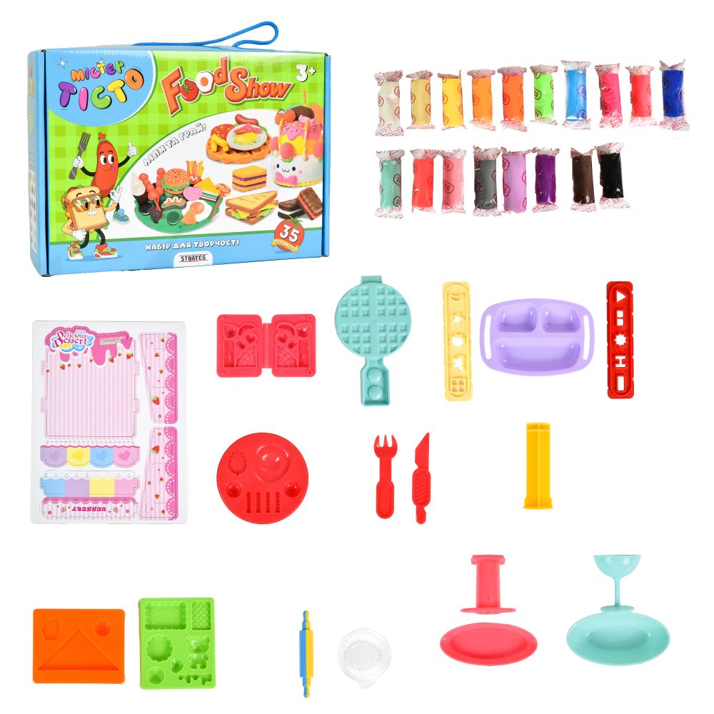 Набір для творчості Містер тісто Food Show Strateg українською мовою