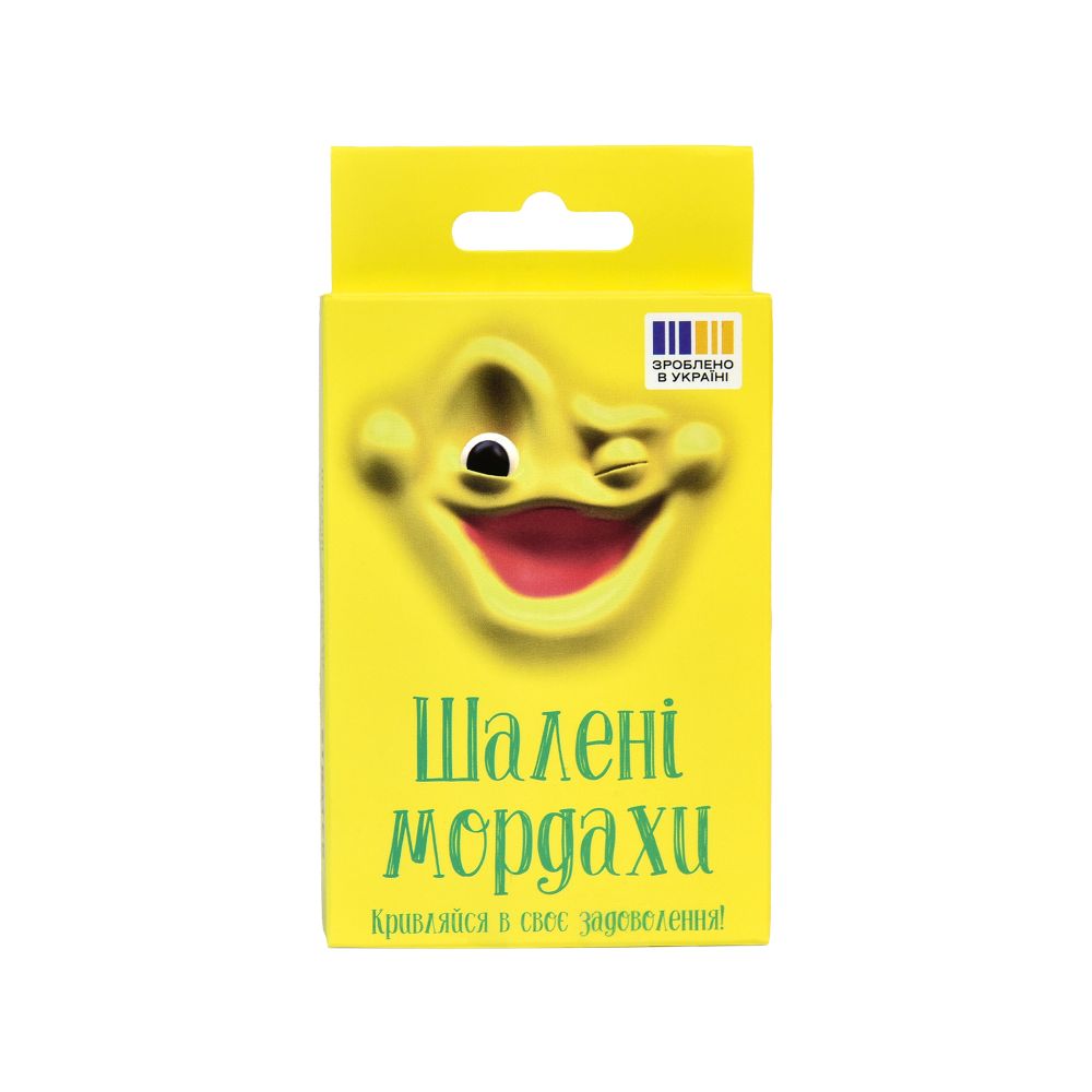 Настільна гра Strateg Шалені мордахи українською мовою