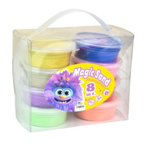 Набір кінетичного піску "Magic sand" 8 шт Strateg