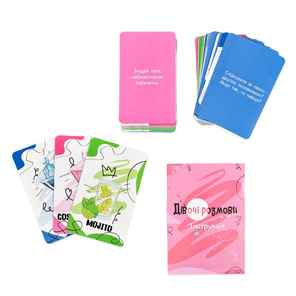 Настільна гра "Дівочі розмови" Strateg