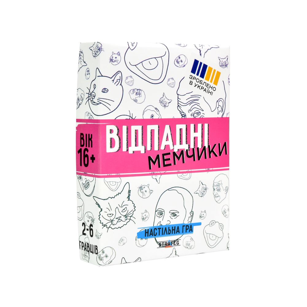 Настільна гра Strateg Відпадні мемчики українською мовою