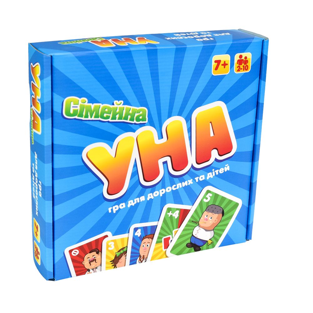 Настільна гра Strateg УНА Сімейна 2 в 1 українською мовою