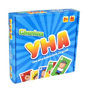 Настільна гра Strateg УНА Сімейна 2 в 1 українською мовою