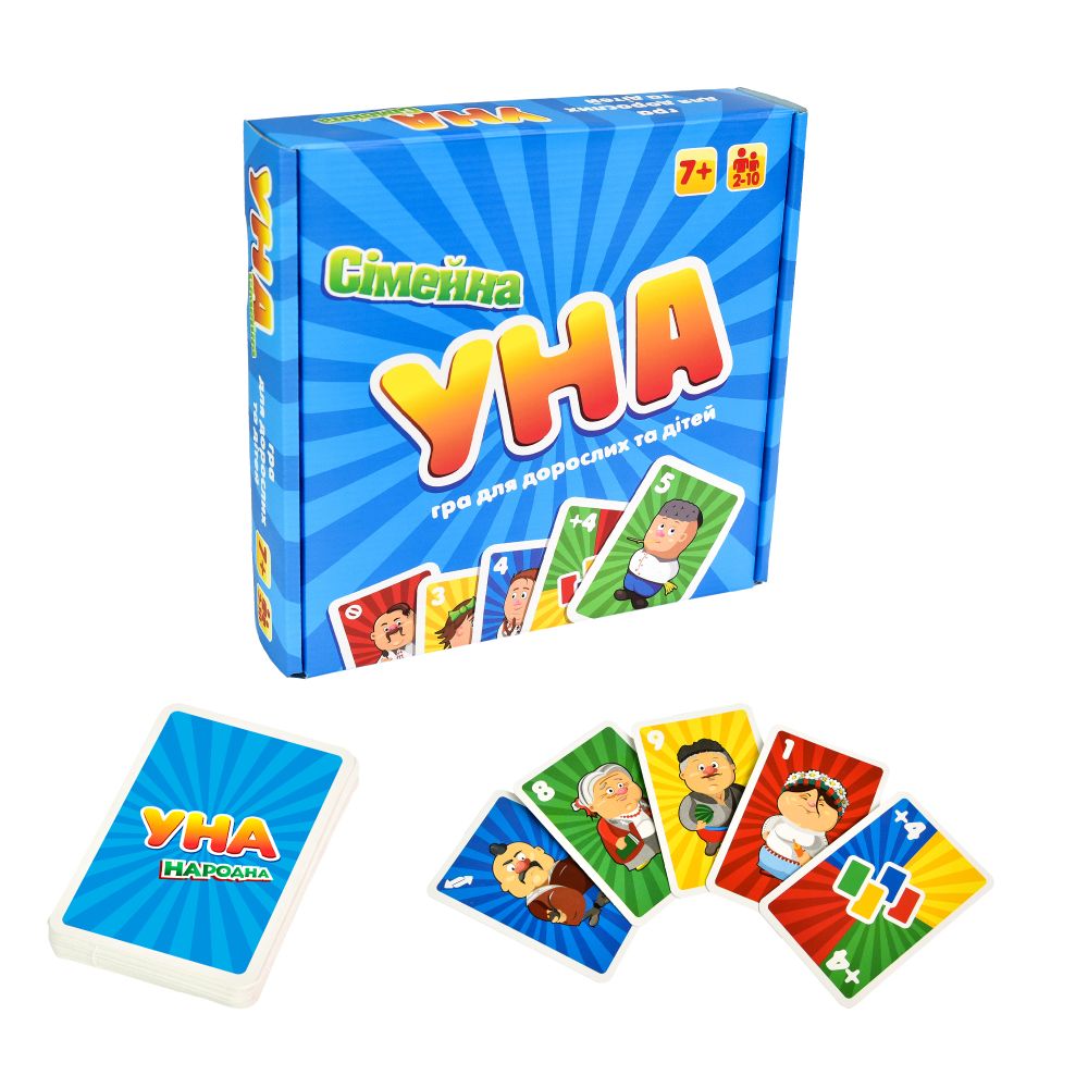 Настільна гра Strateg УНА Сімейна 2 в 1 українською мовою