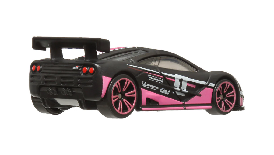 Тематична Машинка Hot Wheels McLaren F1 GTR Neon Speeders 1:64 HLH72/HRW76 Black