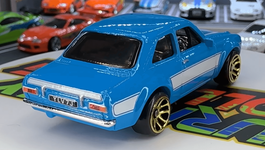 Тематична Машинка Hot Wheels 1970 Ford Escort RS1600 Brian O'Conner Fast & Furious 1:64 JBY32 Blue