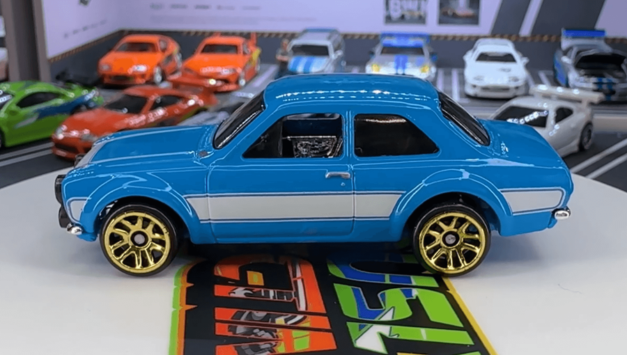 Тематична Машинка Hot Wheels 1970 Ford Escort RS1600 Brian O'Conner Fast & Furious 1:64 JBY32 Blue