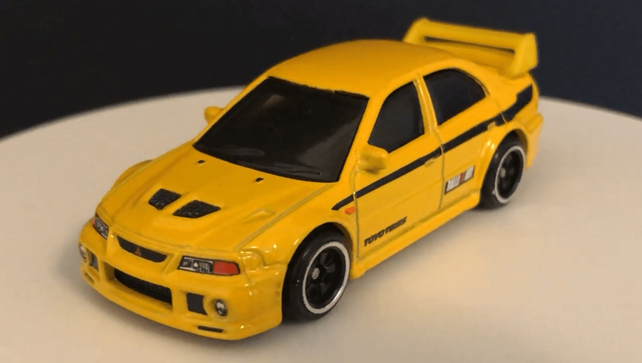 Тематична Машинка Hot Wheels Mitsubishi Lancer Evolution VI '90s Street Scene 1:64 JCB58 GDG44 Yellow