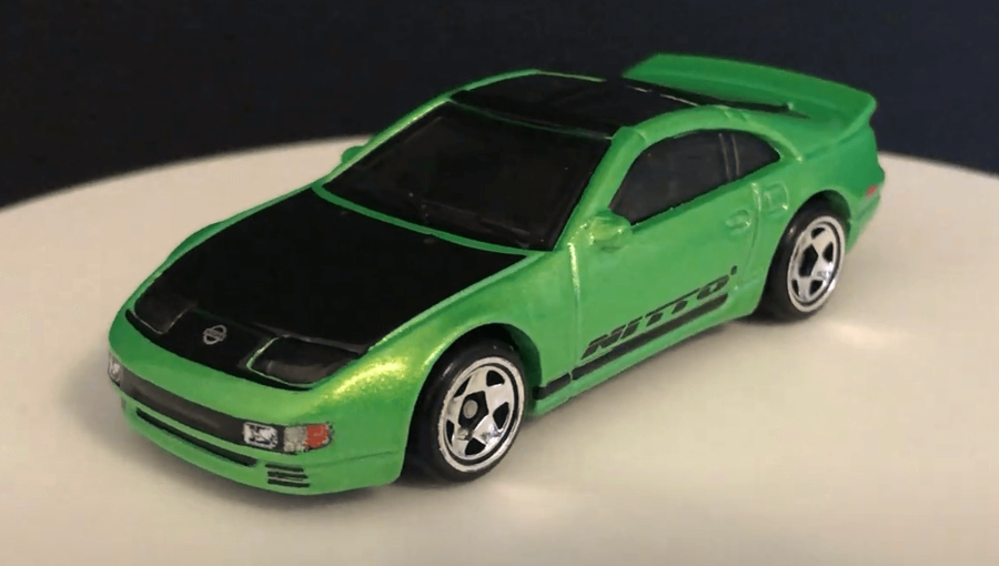 Тематична Машинка Hot Wheels Nissan 300ZX Twin Turbo '90s Street Scene 1:64 JCB59 GDG44 Green