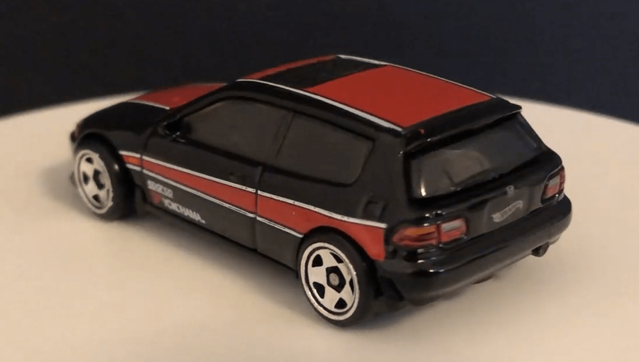 Тематична Машинка Hot Wheels '92 Honda Civic EG '90s Street Scene 1:64 JCB56 GDG44 Black