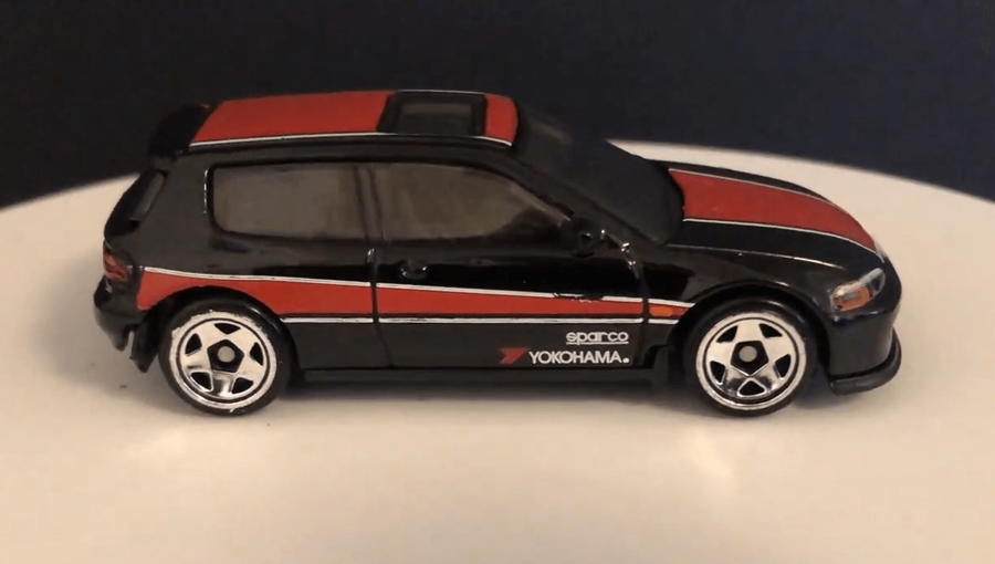 Тематична Машинка Hot Wheels '92 Honda Civic EG '90s Street Scene 1:64 JCB56 GDG44 Black