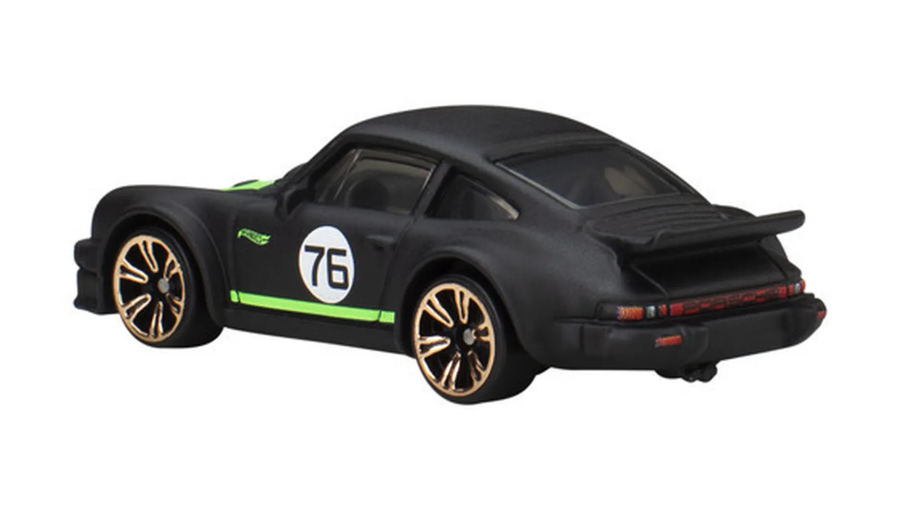 Тематична Машинка Hot Wheels Porsche 934 Turbo RSR Neon Speeders 1:64 JCB05 Black