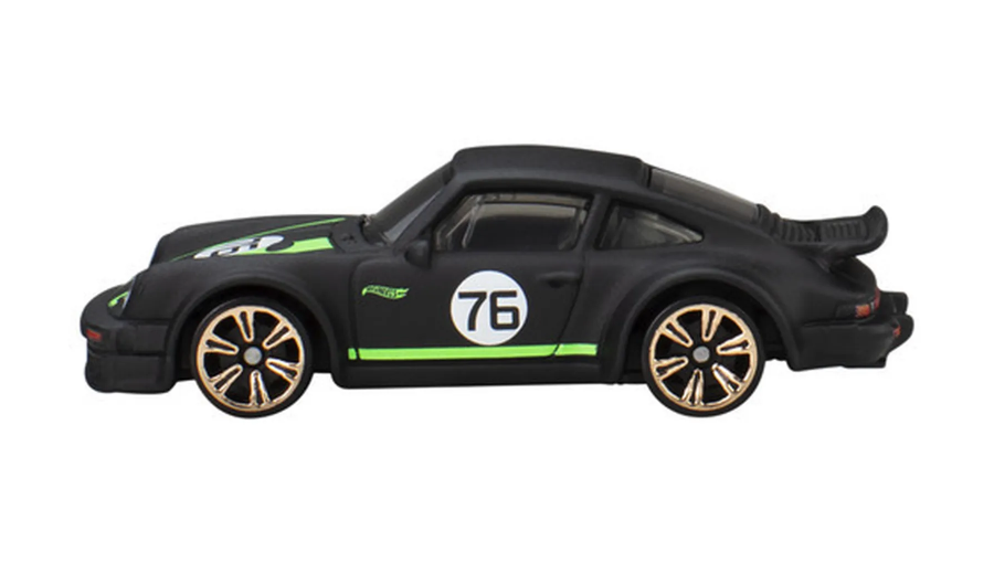 Тематична Машинка Hot Wheels Porsche 934 Turbo RSR Neon Speeders 1:64 JCB05 Black