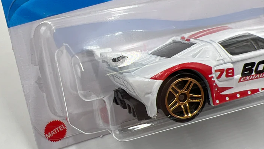 Машинка Базова Hot Wheels Ford GT Borla Modified 1:64 HYY92 White
