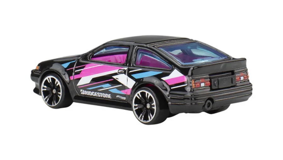Тематична Машинка Hot Wheels Toyota AE-86 Corolla Neon Speeders 1:64 JCB03 Black