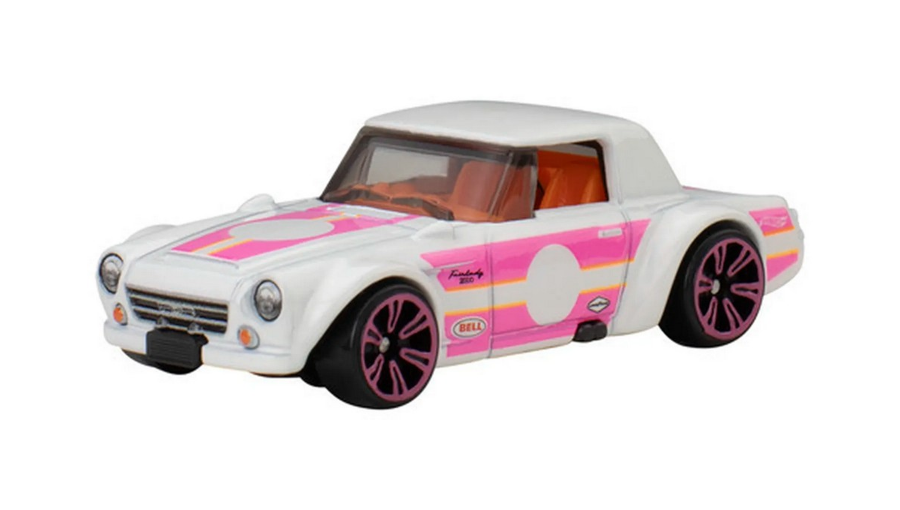 Тематична Машинка Hot Wheels Datsun Fairlady 2000 Neon Speeders 1:64 JCB04 White