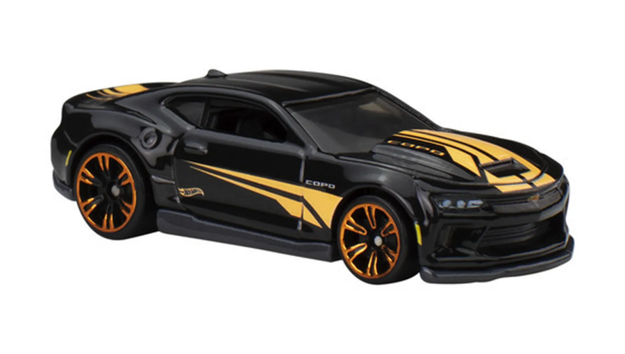 Тематична Машинка Hot Wheels 2018 COPO Camaro SS Neon Speeders 1:64 JCB06 Black