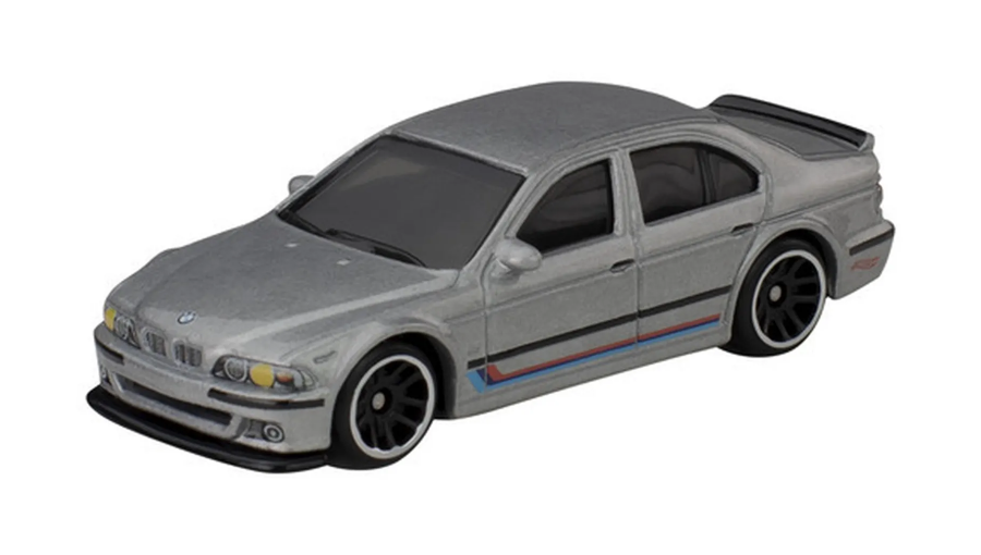 Набір Тематична Машинка Hot Wheels 2001 BMW M5 BMW 1:64 JBY58 Silver + Тематична Машинка 1992 M3 White + Тематична Машинка M4 Blue + Тематична Машинка 2016 M2 Yellow + Тематична Машинка M1 Orange