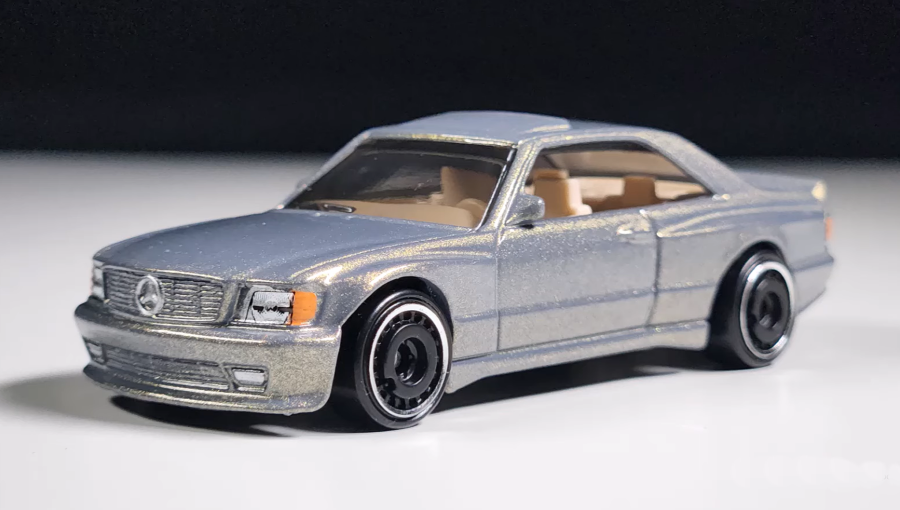 Машинка Базова Hot Wheels '89 Mercedes-Benz 560 SEC AMG Wild Widebody 1:64 JBB11 Grey