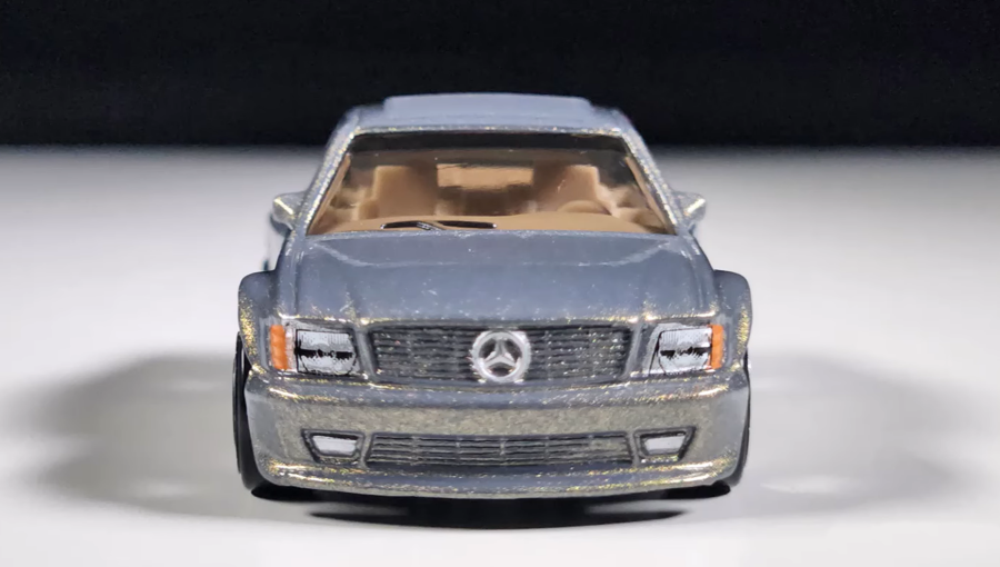 Машинка Базова Hot Wheels '89 Mercedes-Benz 560 SEC AMG Wild Widebody 1:64 JBB11 Grey