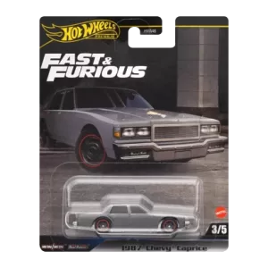 Машинка Premium Hot Wheels 1987 Chevy Caprice Fast & Furious 1:64 HRT98 Grey