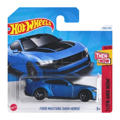 Машинка Базова Hot Wheels Ford Mustang Dark Horse Then and Now 1:64 HRY93 Blue