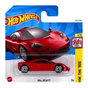 Машинка Базова Hot Wheels McLaren F1 The `90S 1:64 HTB11 Red