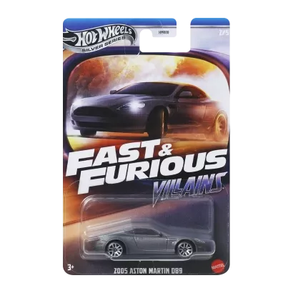 Тематична Машинка Hot Wheels 2005 Aston Martin DB9 Villains Fast & Furious 1:64 JBY35 Silver