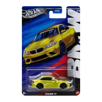 Тематична Машинка Hot Wheels 2016 BMW M2 BMW 1:64 JBY55 Yellow