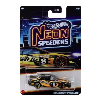 Тематична Машинка Hot Wheels '98 Honda Prelude Neon Speeders 1:64 JCB00 Black