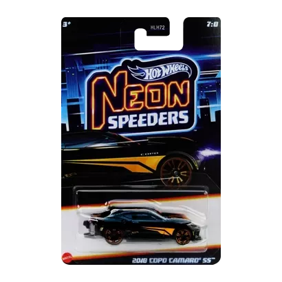 Тематична Машинка Hot Wheels 2018 COPO Camaro SS Neon Speeders 1:64 JCB06 Black